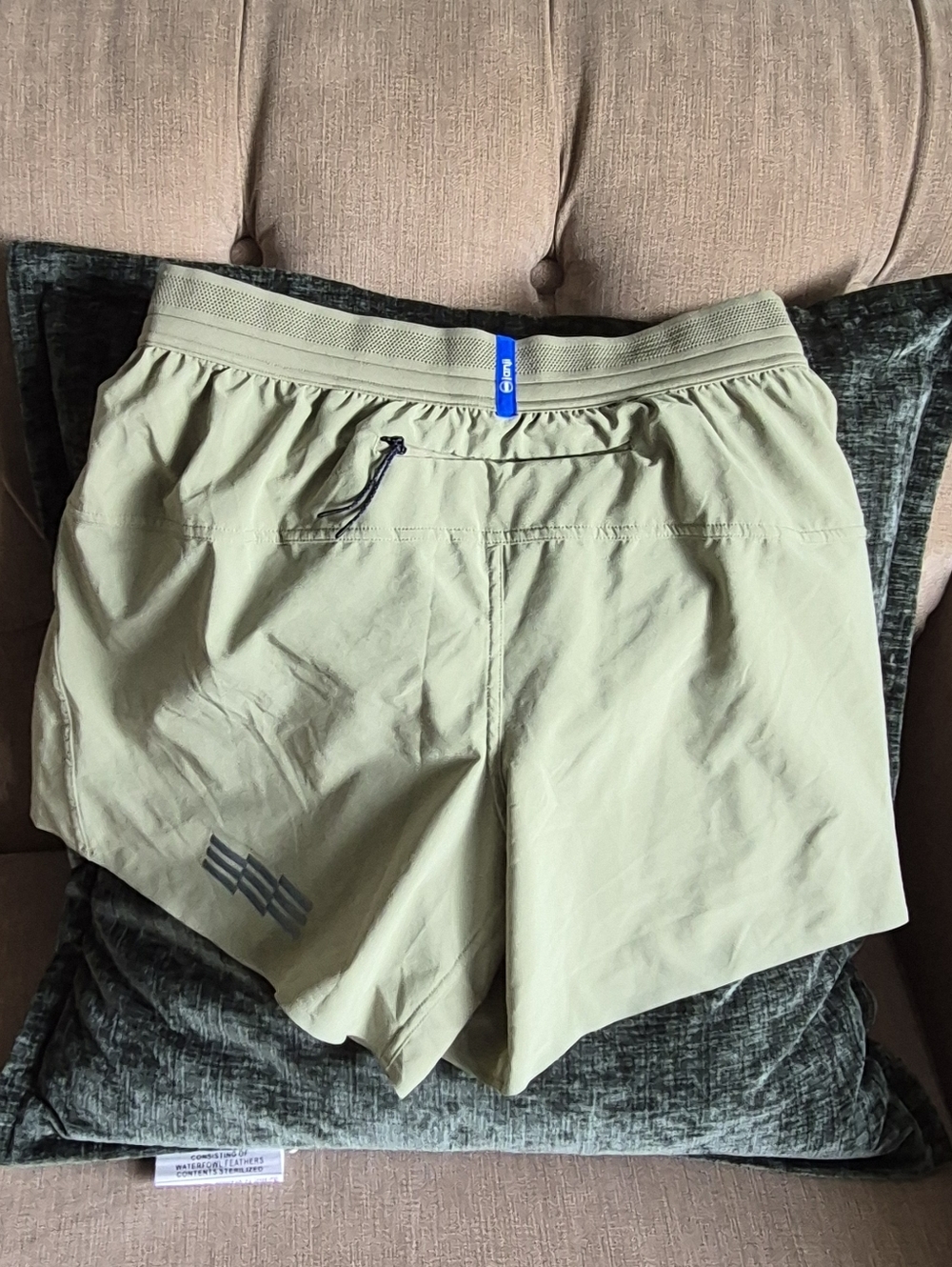 Janji Men's AFO 5" Middle Run Shorts Glacial Green Lightweight, Lined - Picture 9 of 15